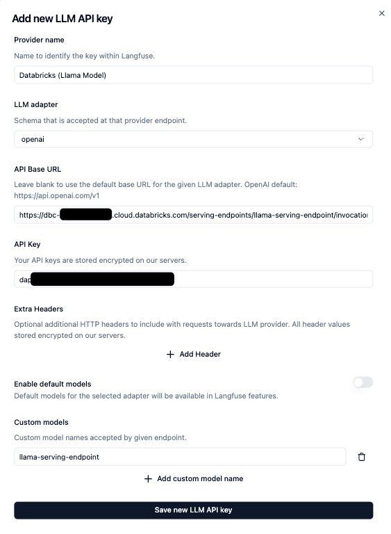 Add the Model in Your Project
Settings
